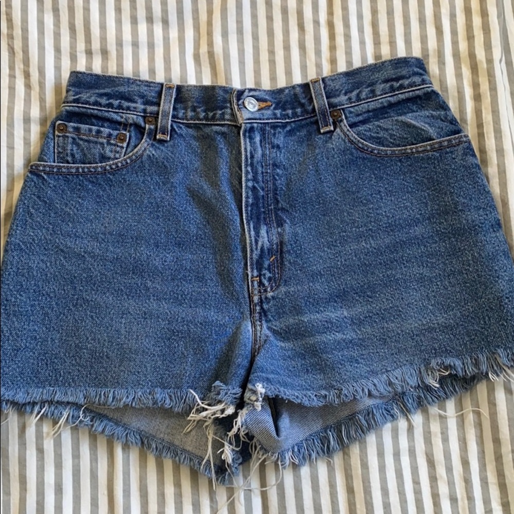 Levi’s High Waisted Jean Shorts